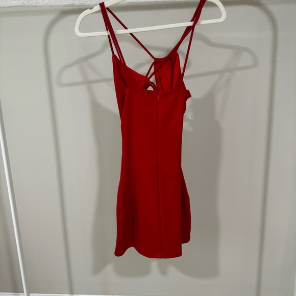 NWOT Tasha Mini Dress in Cherry Red H:ours XS - Picture 5 of 6